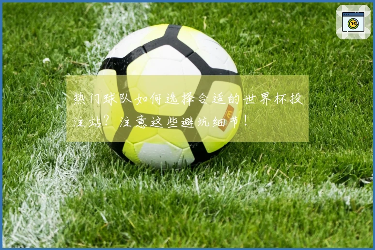 热门球队如何选择合适的世界杯投注站？注意这些避坑细节!